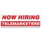 Signmission Now Hiring Telemarketers Banner Apply Inside Accepting Application Single Sided B-72-30313 - alternate 1